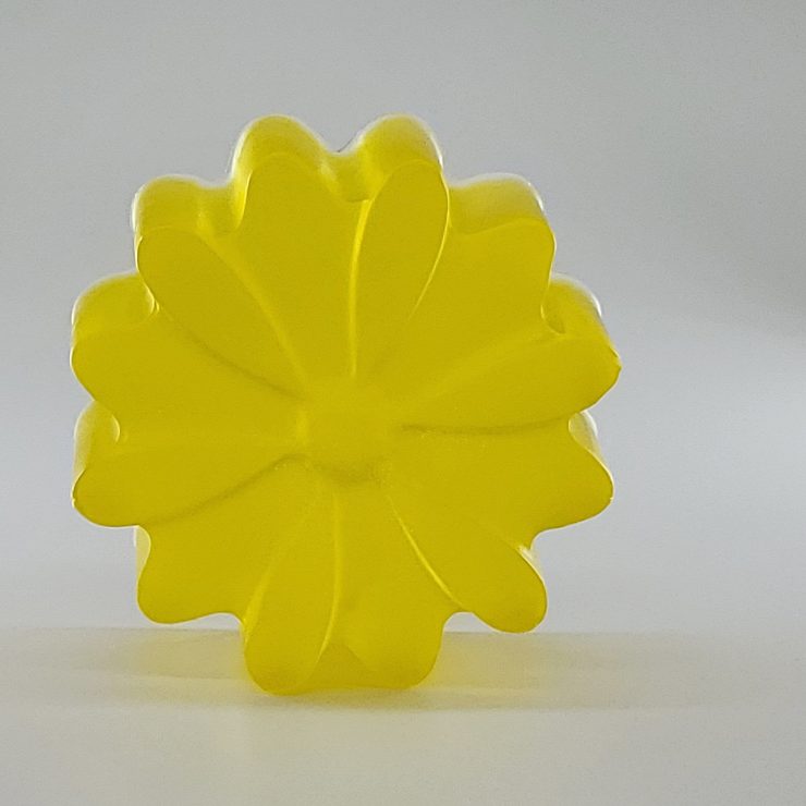 Fleur jaune citronnelle